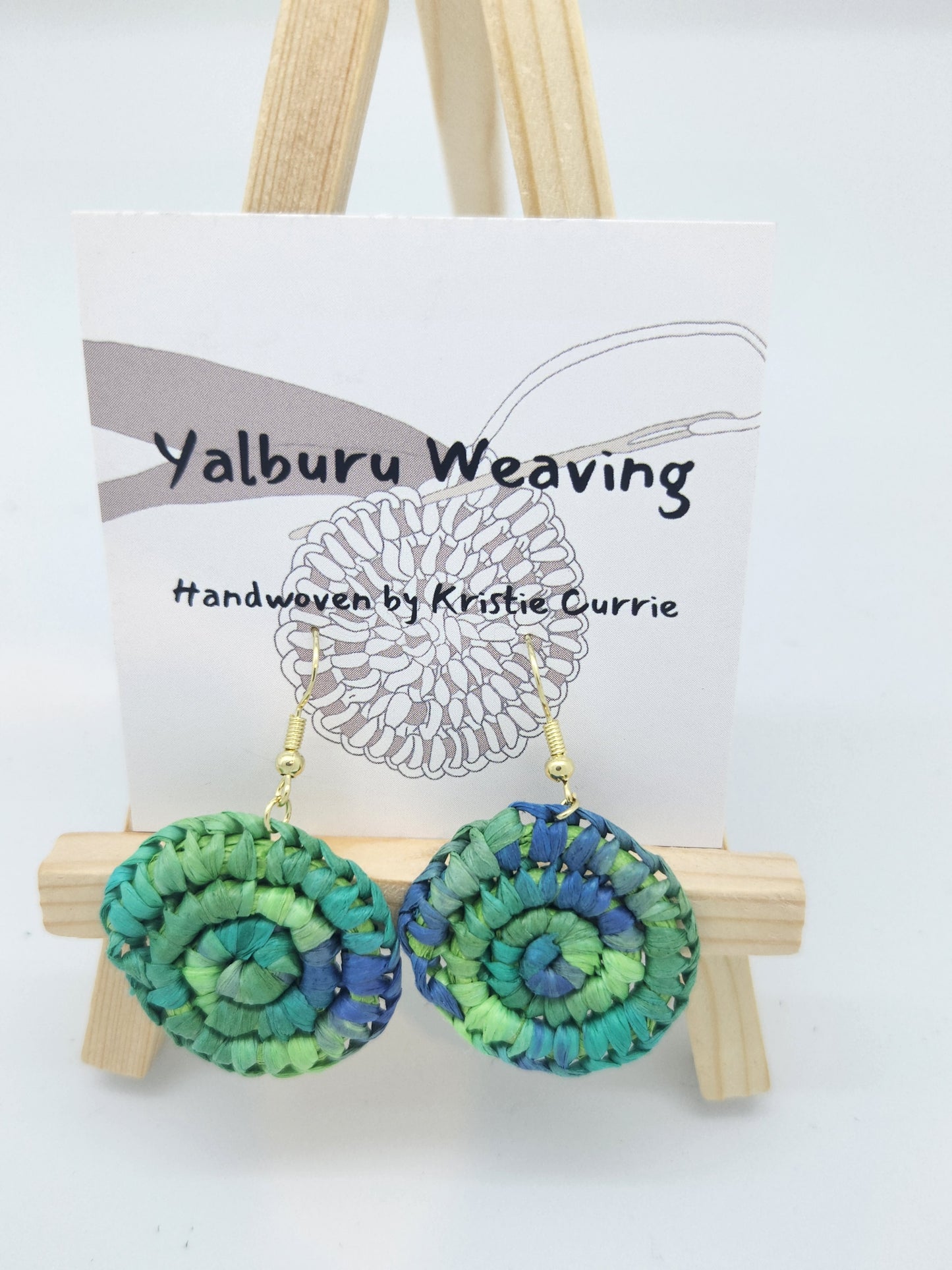 Green Multicolour Earrings - Mini