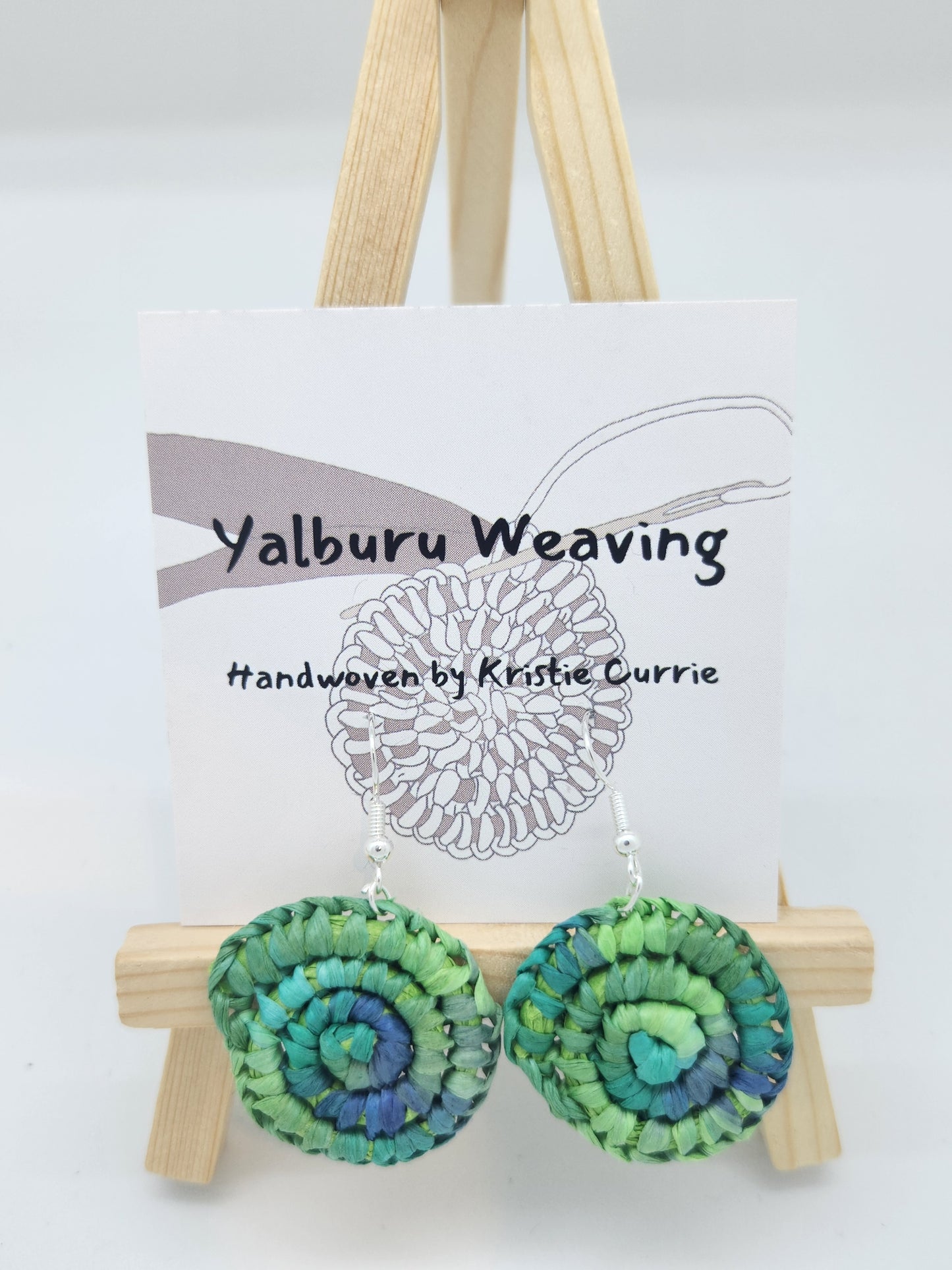 Green Multicolour Earrings - Mini