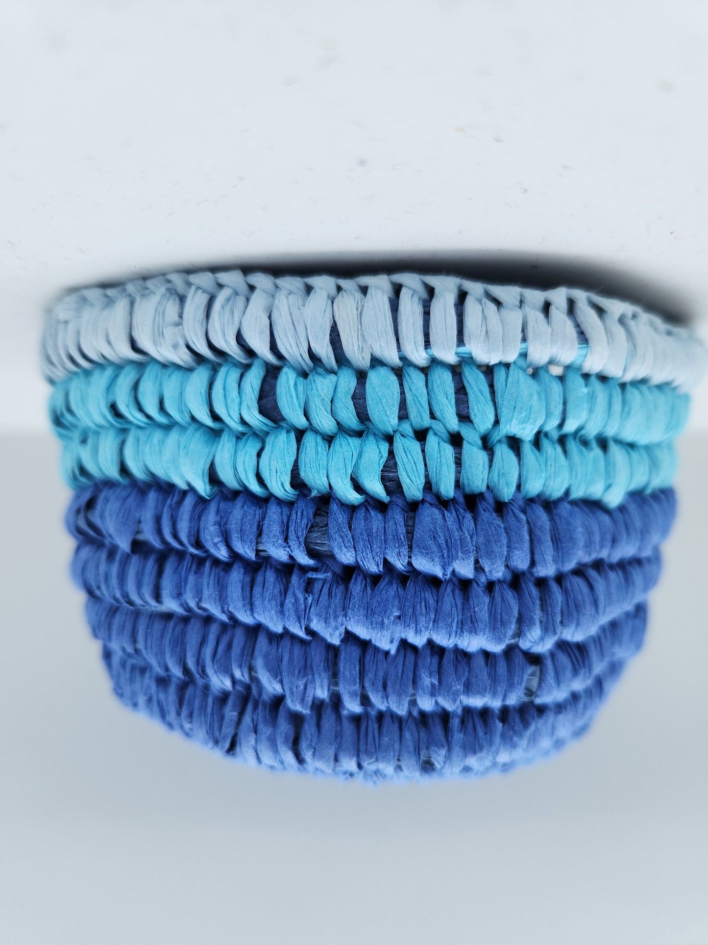 Blue Medium Basket - Yalburu Weaving