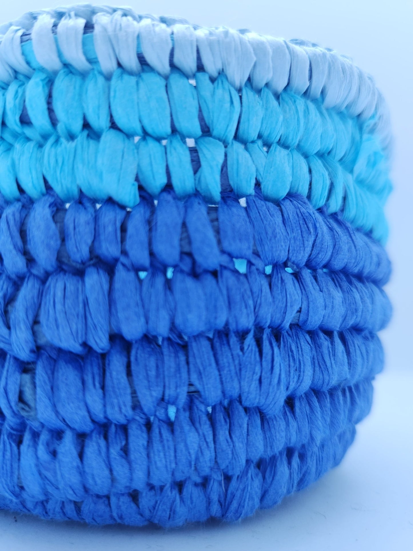 Blue Medium Basket - Yalburu Weaving