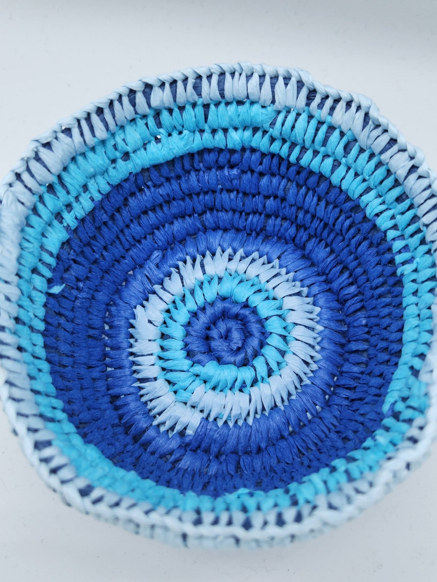Blue Medium Basket - Yalburu Weaving