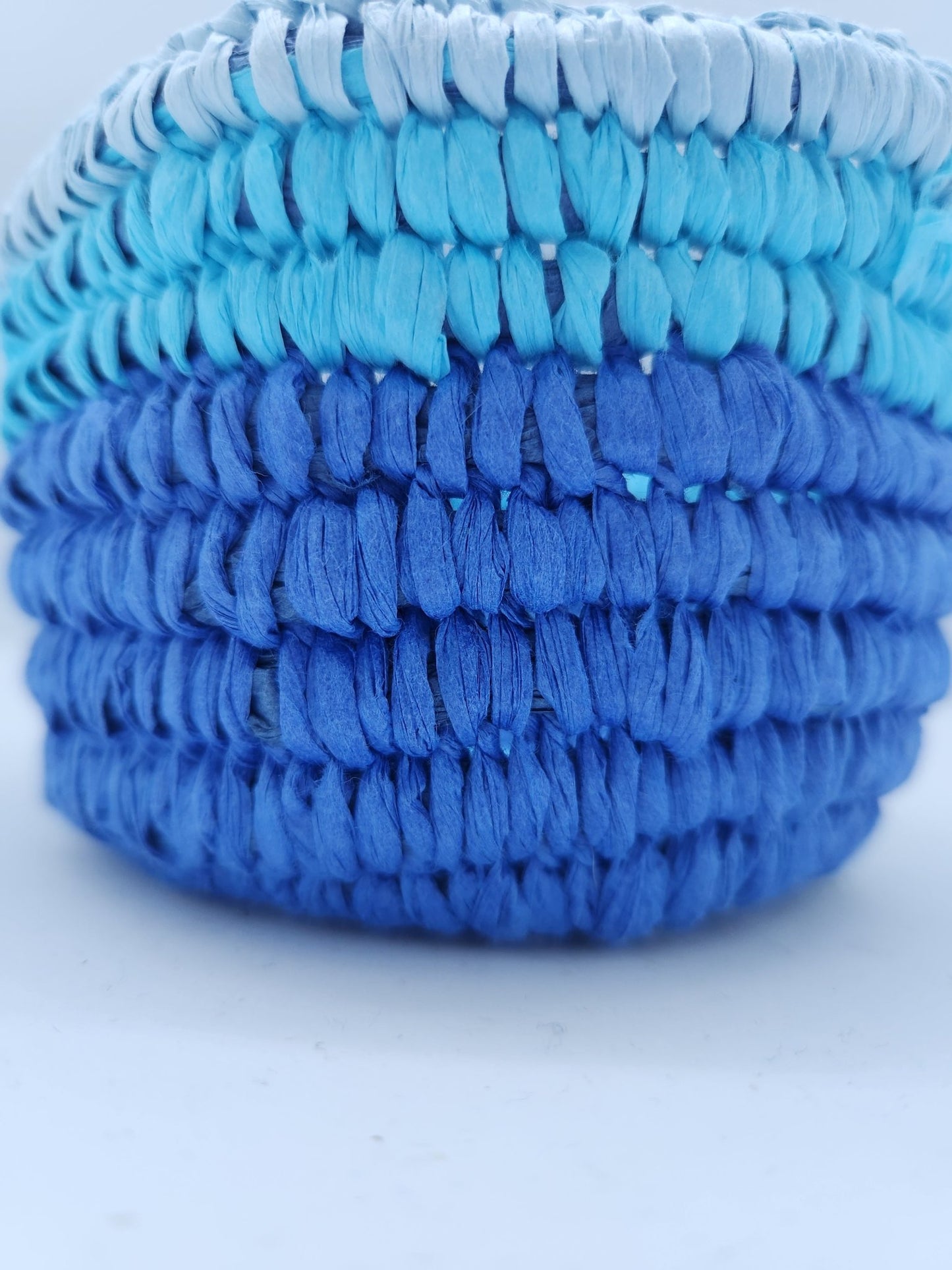 Blue Medium Basket - Yalburu Weaving