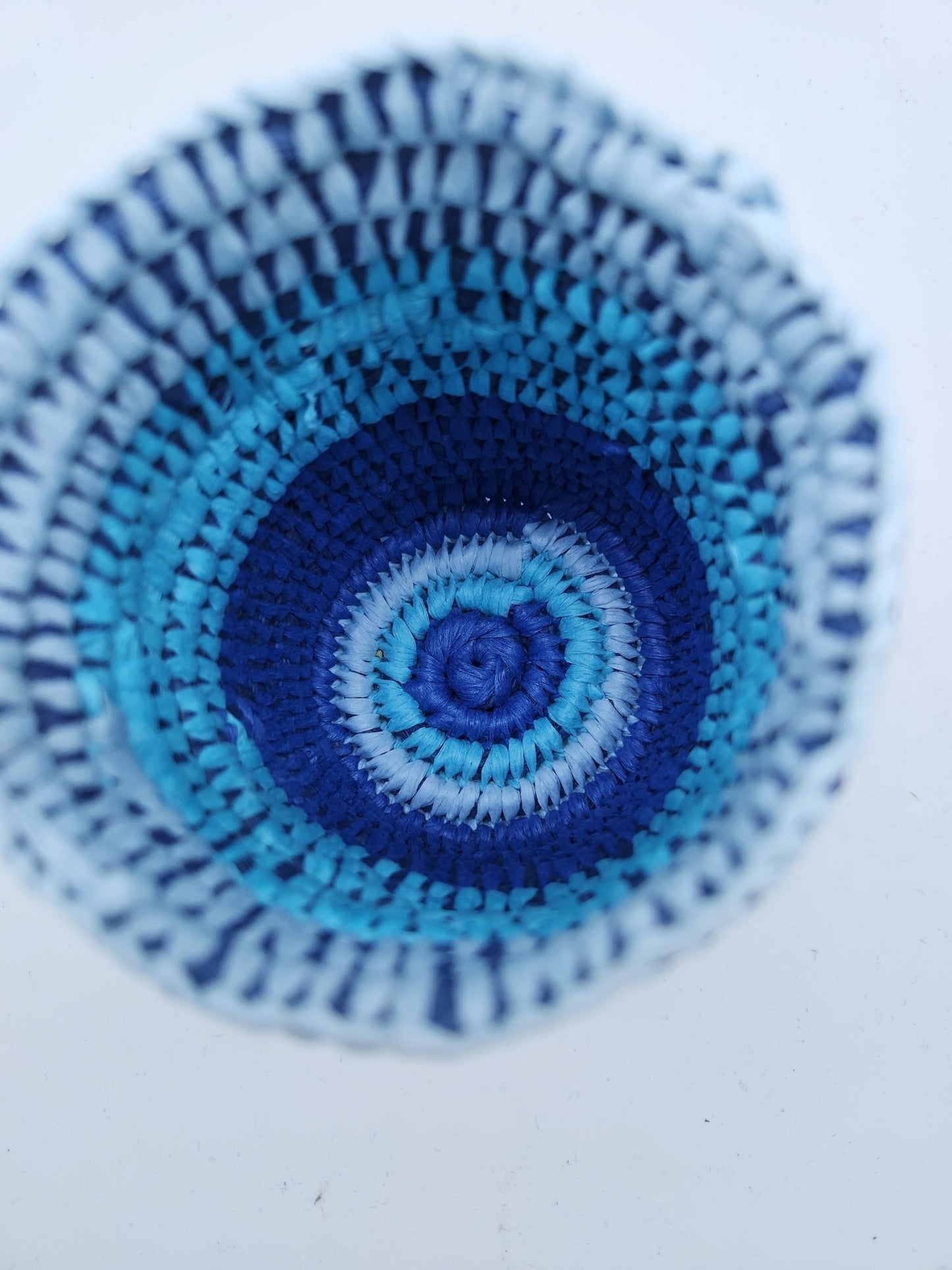 Blue Pen Holder Basket - Yalburu Weaving