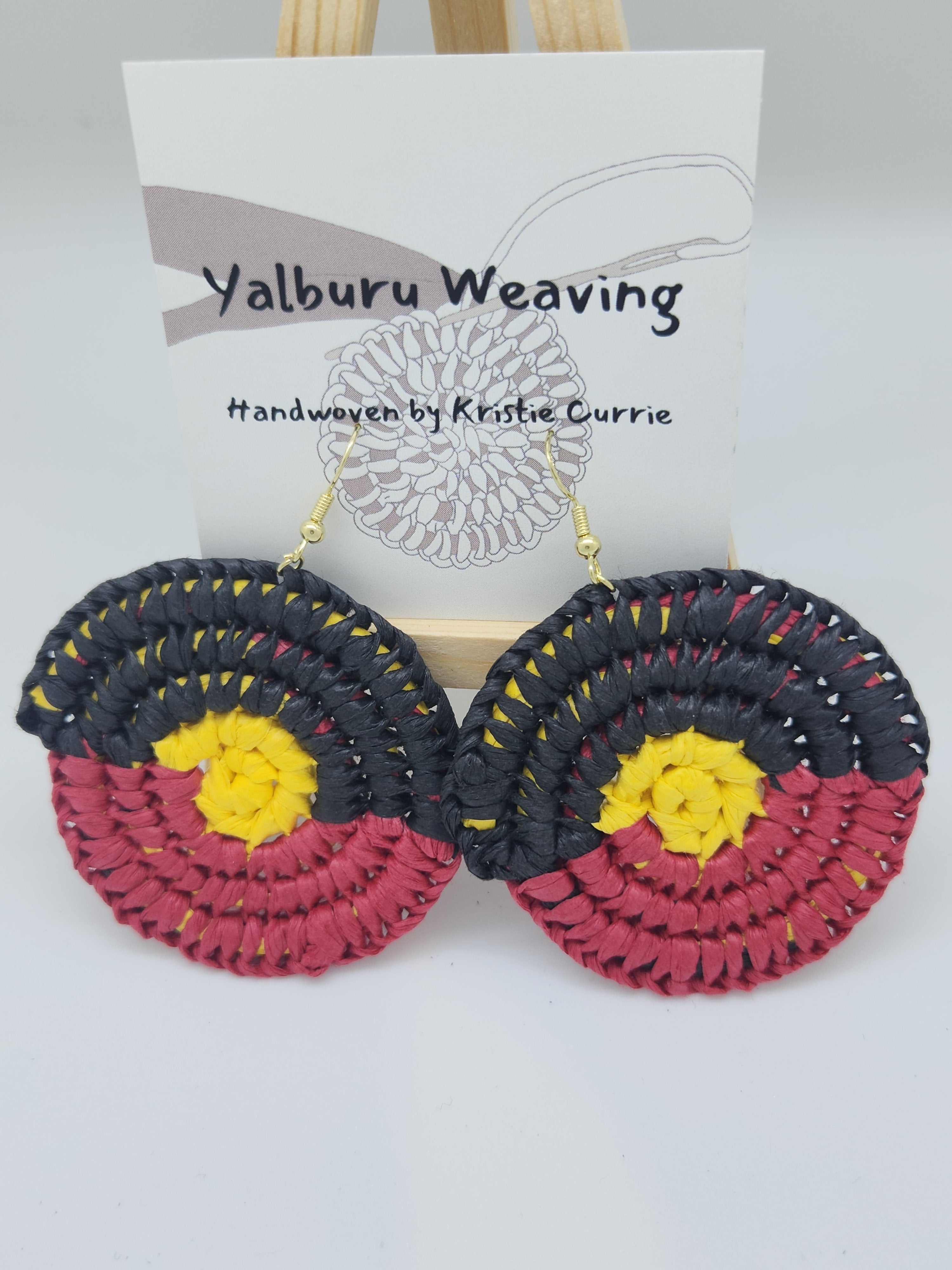 Aboriginal sale woven earrings