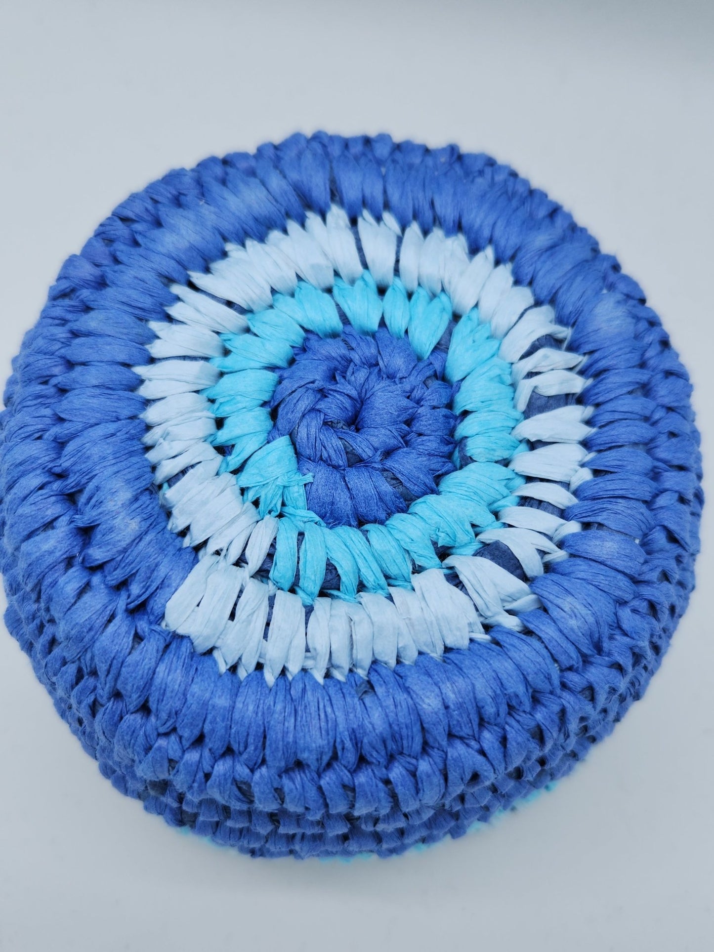 Blue Medium Basket - Yalburu Weaving